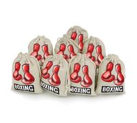 Funny Boxing 8 Pcs Drawstring Pouches Cute Jewelry Pouches Sachet Bag Gifts Bags for Party Home Supplies