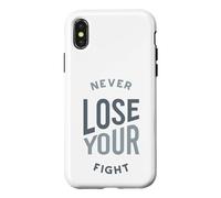 Funny Boxing MMA Never lose your fight Case for iPhone X/XS