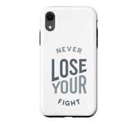 Funny Boxing MMA Never lose your fight Case for iPhone XR