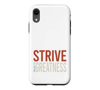 Funny Boxing MMA Strive for Greatness Case for iPhone XR