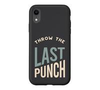 Funny Boxing MMA Throw the last punch Case for iPhone XR