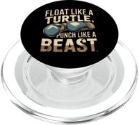 Funny Boxing Quotes Funny Boxing Gloves Float Like A Turtle PopSockets PopGrip for MagSafe