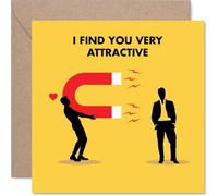 Funny Boyfriend Anniversary Card, Magnetic Attraction