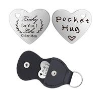 Funny Boyfriend Birthday Gifts for Husband Anniversary Christmas Gifts for Fiance Engagement Gift for Men Hubby Romantic Valentines Gifts for Bf Partner Gifts for Him Best Friend Pocket Hug Keyring