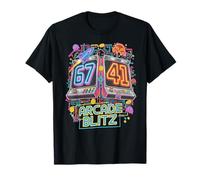 Funny Boys 67 41 Arcade Blitz Humor T-Shirt