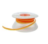 Funny Braces Power Chain Two Color Combos Dental Orthodontic Elastic Bands Power Chain 15 Feet/Roll (Yellow&Orange, Continuous)