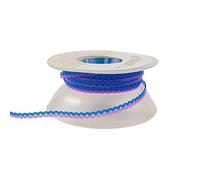 Funny Braces Power Chain Two Color Combos Dental Orthodontic Elastic Bands Power Chain 15 Feet/Roll (Blue&Purple, Continuous)
