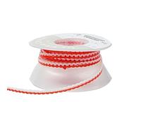 Funny Braces Power Chain Two Color Combos Dental Orthodontic Elastic Bands Power Chain 15 Feet/Roll (White&Red, Short)