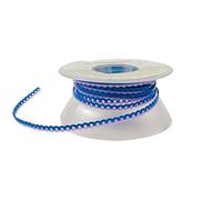 Funny Braces Power Chain Two Color Combos Dental Orthodontic Elastic Bands Power Chain 15 Feet/Roll (Blue&Pink, Short)