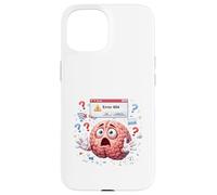 Funny Brain Error Confused Thinking Case for iPhone 15