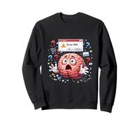 Funny Brain Error Confused Thinking Sweatshirt
