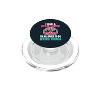 Funny Brain Tumor Surgery Brain Cancer PopSockets PopGrip for MagSafe