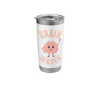 Funny Brain Waves Anatomy Humor Stainless Steel Insulated Tumbler