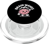 Funny Brain Waves Saying Kawaii Dancing Character PopSockets PopGrip for MagSafe