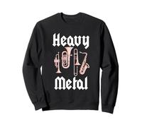 Funny Brass Band Heavy Metal Grunge Retro Sweatshirt