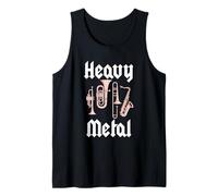 Funny Brass Band Heavy Metal Grunge Retro Tank Top