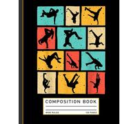 Funny Break Dancing Gift Vintage Hip-Hop Cool Break Dancer Composition Notebook