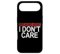 Funny Breaking News I Don't Care Humor Sarcastic Hilarious Case for iPhone Air