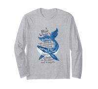 Funny Breakup Humor Divorce Party Ex Beau Whale Sarcastic Long Sleeve T-Shirt