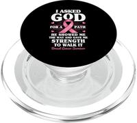 Funny Breast Cancer Survivor Masectomy PopSockets PopGrip for MagSafe