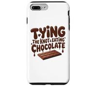 Funny Bride Tying The Knot Eating Chocolate Wedding Humor Case for iPhone 7 Plus/8 Plus