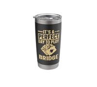 Funny Bridge Card Game Lover Bridge and Bridge Player Stainless Steel Insulated Tumbler