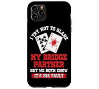 Funny Bridge Card Game Player Case for iPhone 11 Pro Max