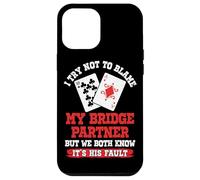 Funny Bridge Card Game Player Case for iPhone 12 Pro Max