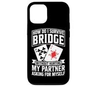 Funny Bridge Partner Card Game Player Case for iPhone 12/12 Pro