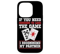 Funny Bridge Partner Card Game Player Case for iPhone 14 Pro