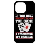 Funny Bridge Partner Card Game Player Case for iPhone 14 Pro Max