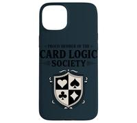 Funny Bridge Player Club Card Logic Contract Bridge Case for iPhone 15 Plus
