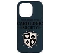 Funny Bridge Player Club Card Logic Contract Bridge Case for iPhone 15 Pro