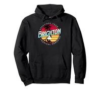 Funny Brighton, Sarcastic Tropical Weather Souvenir Style Pullover Hoodie