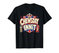 Funny British Accent Tuesday Joke London Landmarks Value Graphic T-Shirt