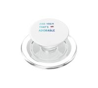 Funny British Expat 250 Years Old That's Adorable UK USA PopSockets PopGrip for MagSafe