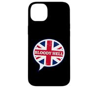 Funny British Flag Humor Bloody Hell English Britain UK Case for iPhone 14 Plus