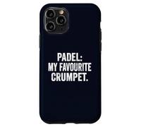 Funny British Foodie T-Shirt Padel My Favourite Crumpet Case for iPhone 11 Pro