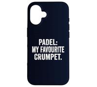 Funny British Foodie T-Shirt Padel My Favourite Crumpet Case for iPhone 16