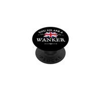 FUNNY BRITISH PATRIOTIC PROUD ENGLISH GREAT BRITAIN UK FLAG PopSockets Adhesive PopGrip