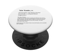Funny British Sarcasm s 'kin Yanks Dictionary Definition PopSockets Adhesive PopGrip
