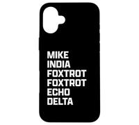 Funny British Slang Miffed Case for iPhone 16 Plus