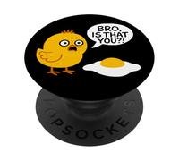 Funny Bro Is That You Chicken Design PopSockets Adhesive PopGrip