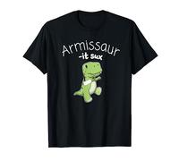 Funny Broken Arm Dinosaur It Sux Gift T shirt