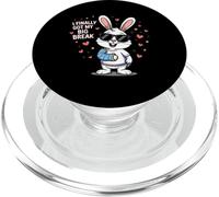 Funny Broken Arm Get Well Bunny Rabbit with a Cast Recovery PopSockets PopGrip for MagSafe