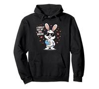 Funny Broken Arm Get Well Bunny Rabbit with a Cast Recovery Pullover Hoodie