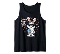 Funny Broken Arm Get Well Bunny Rabbit with a Cast Recovery Tank Top