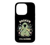 Funny Broken Still Blooming Saying Sarcastic Case for iPhone 14 Pro