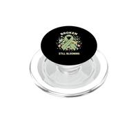Funny Broken Still Blooming Saying Sarcastic PopSockets PopGrip for MagSafe
