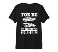 Funny Broken Toe Fracture Joke Toe Be Recovery Get Well Soon Premium T-Shirt
